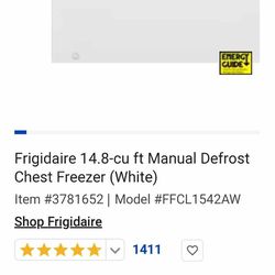 Frigidaire Chest Freezer 