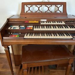 MCM Working Organ W/original Cassettes & Seat