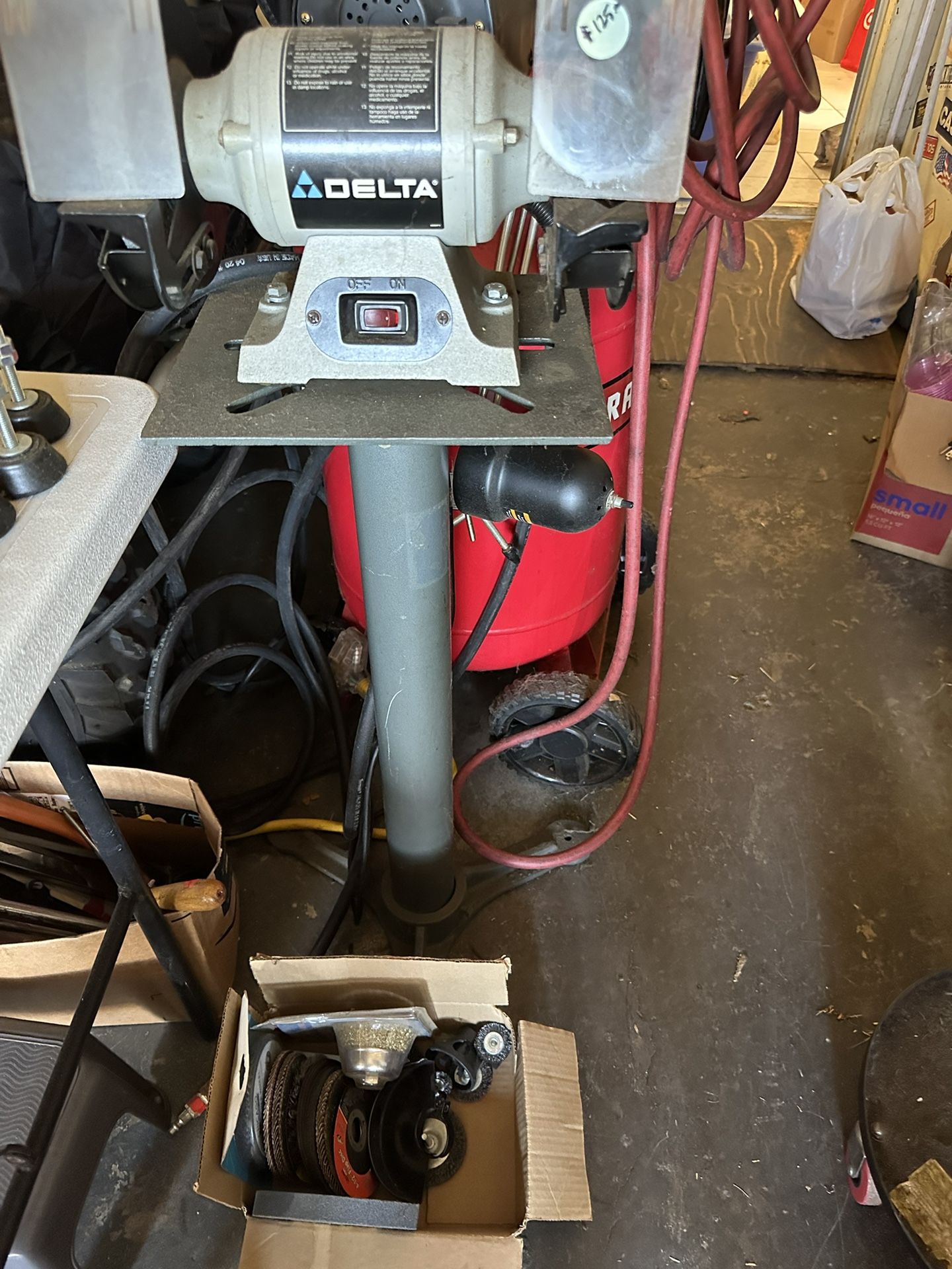 Delta Grinder + Stand + see description