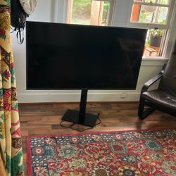 54" TV On Swivel Stand