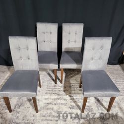 Dining Chair Velvet Set of 4