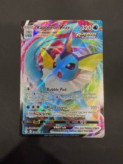 Pokemon, Vaporeon VMAX - SWSH07: Evolving Skies