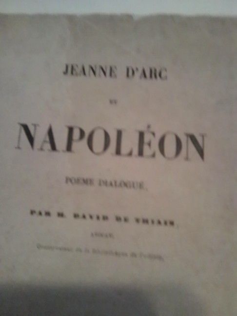 Jeanne d.Arc Napoleon 1846 Paris 75.00