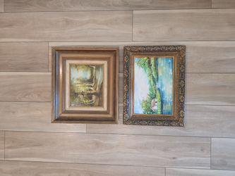 Art frames with art canvas.