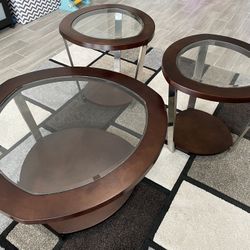 3 PIECE COFFEE TABLE SET