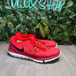 NIKE Flex Run Men's Running Shoes Size 10 Red  642791-602
