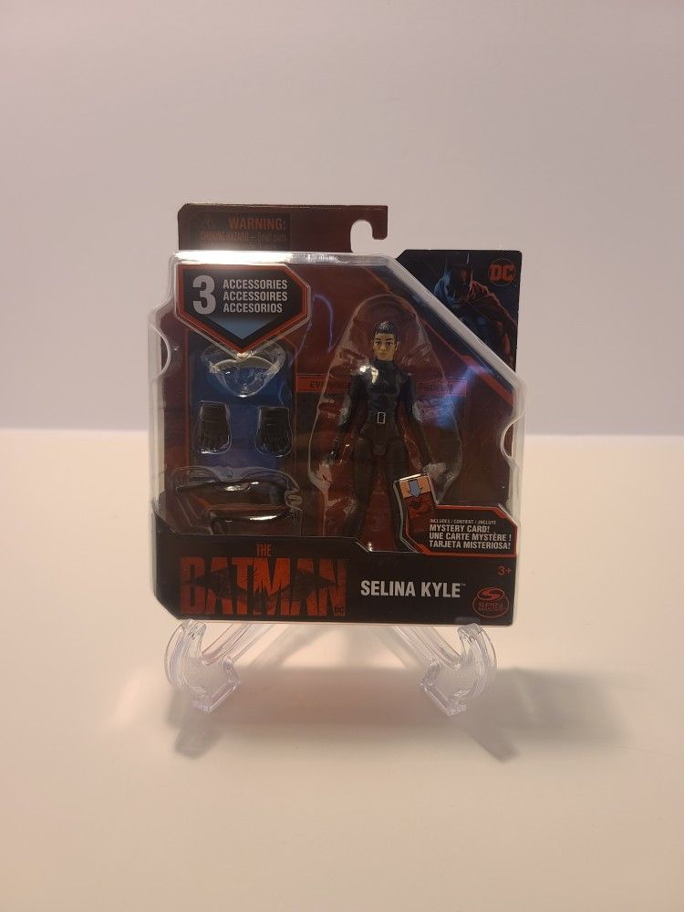 Spin Master DC The Batman Selina Kyle 4" Action Figure Mystery Card (T-A1)