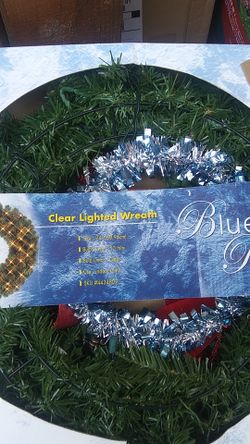 Christmass lights and ornaments