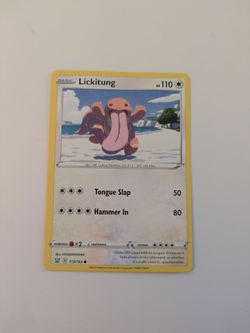 Lickitung Pokemon Card Sword & Shield Battle Styles 113
