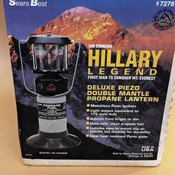 VINTAGE SEARS HILLARY DOUBLE MANTLE PROPANE LANTERN 672762 Preowned