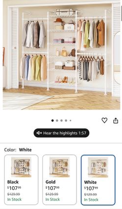 Closet organizer