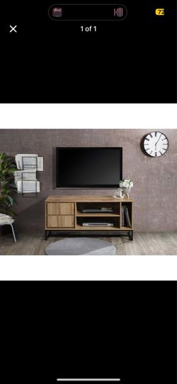 OAK TV STAND ESTANTE SOPORTE DE TELE