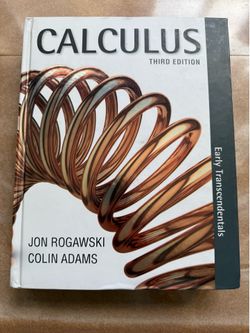 Calculus Third Edition Textbook