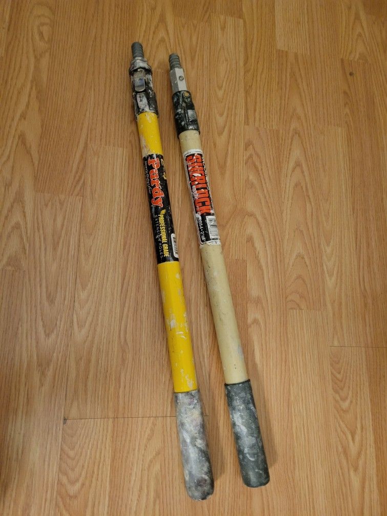 two painting  pole for 20 dolar each