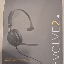 Brand New and Sealed Jabra Evolve2 40 SE
USB-A, MS Mono