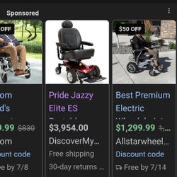 Jazzy Electric Wheelchair 