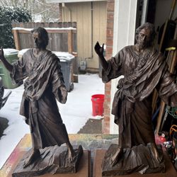 Welcoming Jesus Bronze Statue 