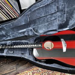 Esteban Acoustic Guitar Limited Edition Chevy Camaro Red Black