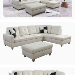 Sectional And Ottoman 