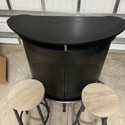 Home Bar With Stools