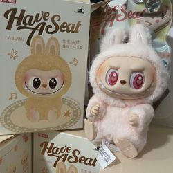 Opened Box DADA Have A Seat Labubu from Pop Mart