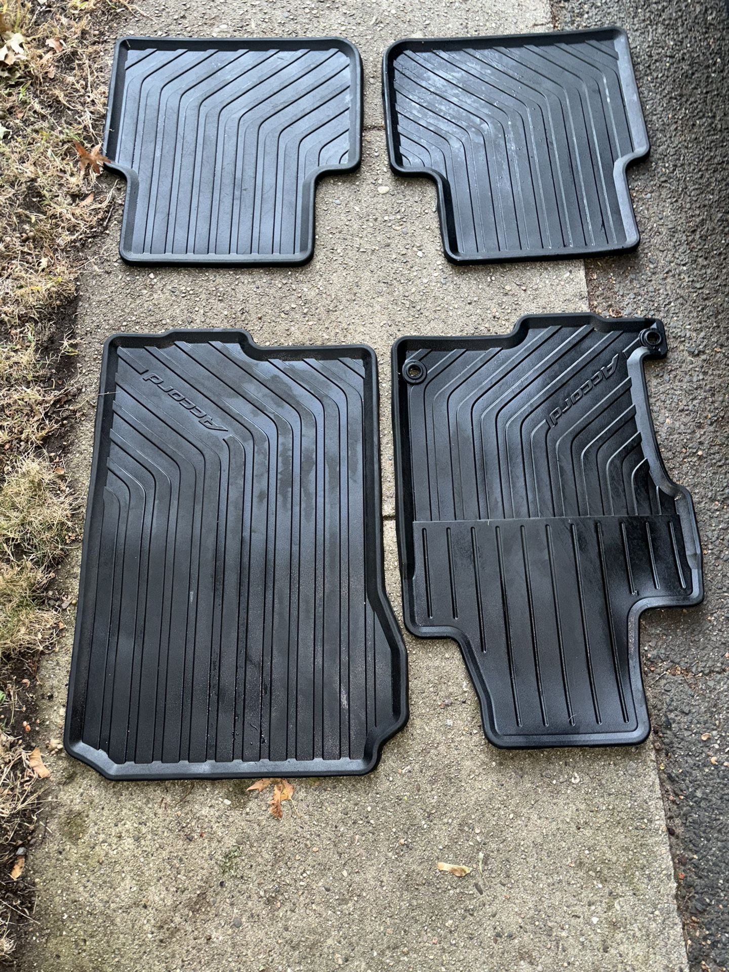 2013-2017 Honda Accord - Rubber All Season Floor Mats 