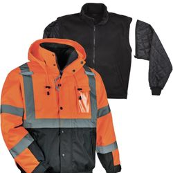 Ergodyne Workwear Type R Class 3 Winter Jacket-Men’s 4XL