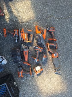 Ridged 18v cordless power tools