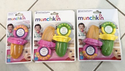 NEW！Munchkin Fresh Food Feeder-5 pack
