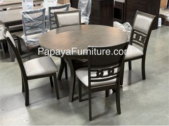 Round Dining set, Round table and chairs, Table, chairs, Round Table Top, Kitchen Table, Dining Chairs, Table and Chairs . Dimensions 42” Dia round t