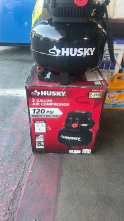3 Gal. 120 PSI Portable Electric Oil-Free Light Duty Pancake Air Compressor with Fold Down Handle and 1-Quick Coupler
