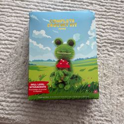 Frog Mushroom Crochet Kit