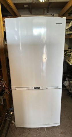Samsung White Fridge Bottom Freezer Energy Star
