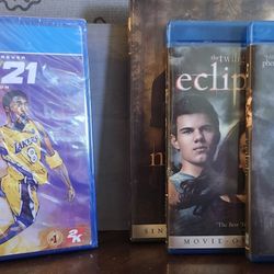 PS4 Mamba Forever , Blue Ray Twlight Movies 