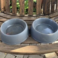 2 - 8” Dog Bowls