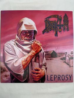 Death Leprosy Relapse Vinyl LP Death Metal Chuck Schuldiner Insert Reissue #101