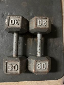 30lb dumbbells (2)