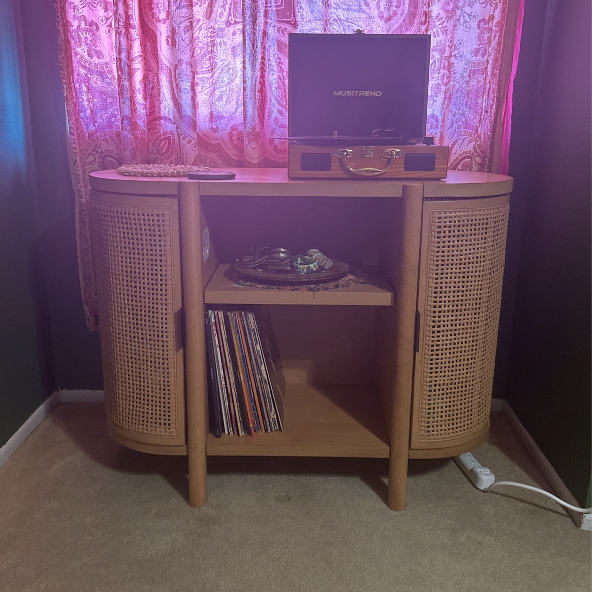 Rattan Console Table