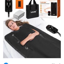 Infared Sauna Blanket, Sauna, Portable Sauna for Home, 86-158℉, 20-60 Minutes Timer, 6 ft x 2.62 ft