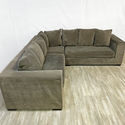 ( Delivery Available ) West Elm Walton Dark Gray Sectional Couch