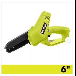 RYOBI 12V 6 in. Cordless Battery Compact Pruning Mini Chainsaw