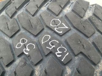 38x13.50 20 good set of BIG truck tires