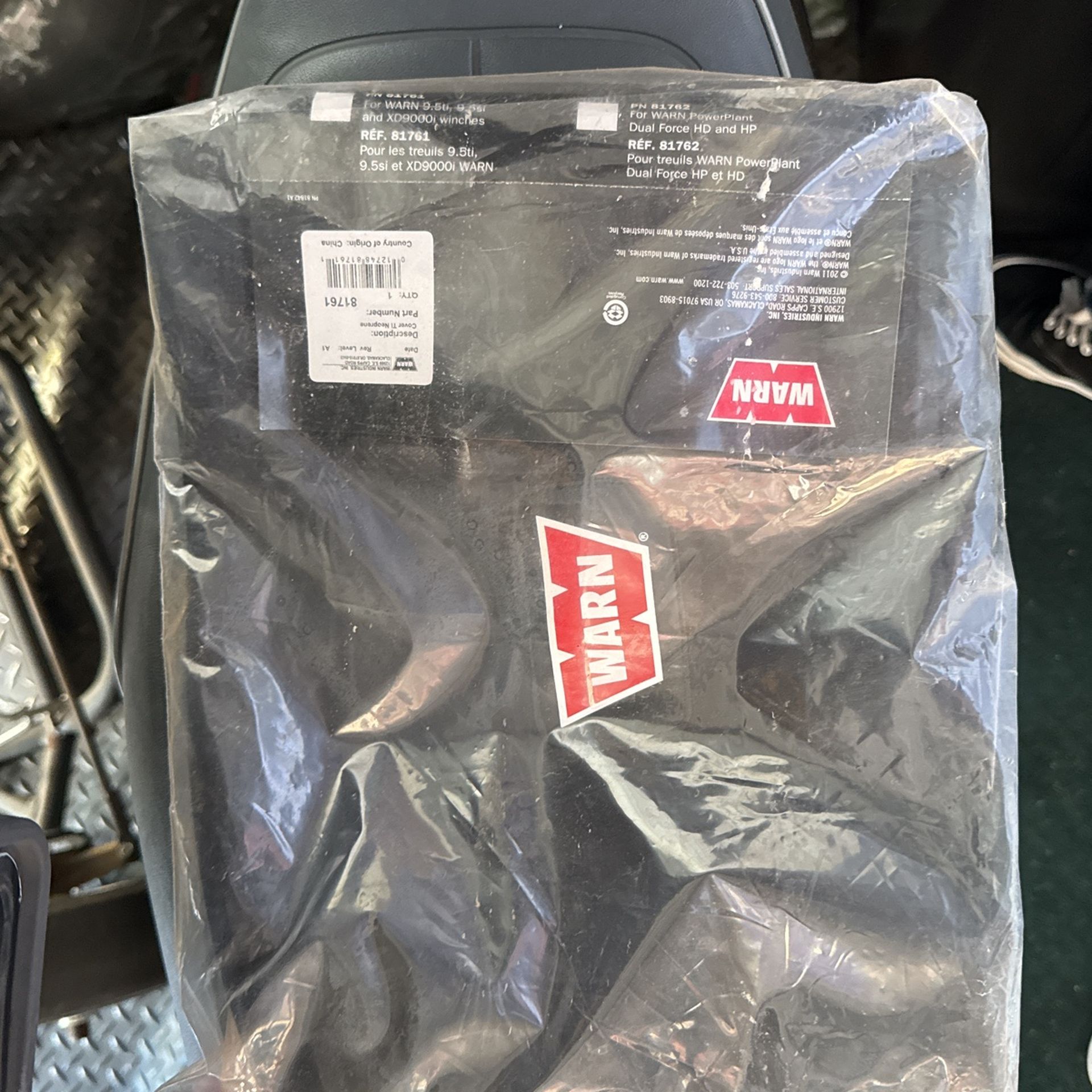 Warn neoprene winch cover