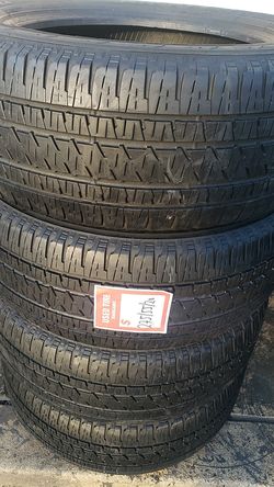 Four matching Bridgestone tires for sale 275/55/20