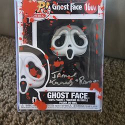 Autographed Funko POP! Scream: Ghost Face | Signed by Jamie Kennedy