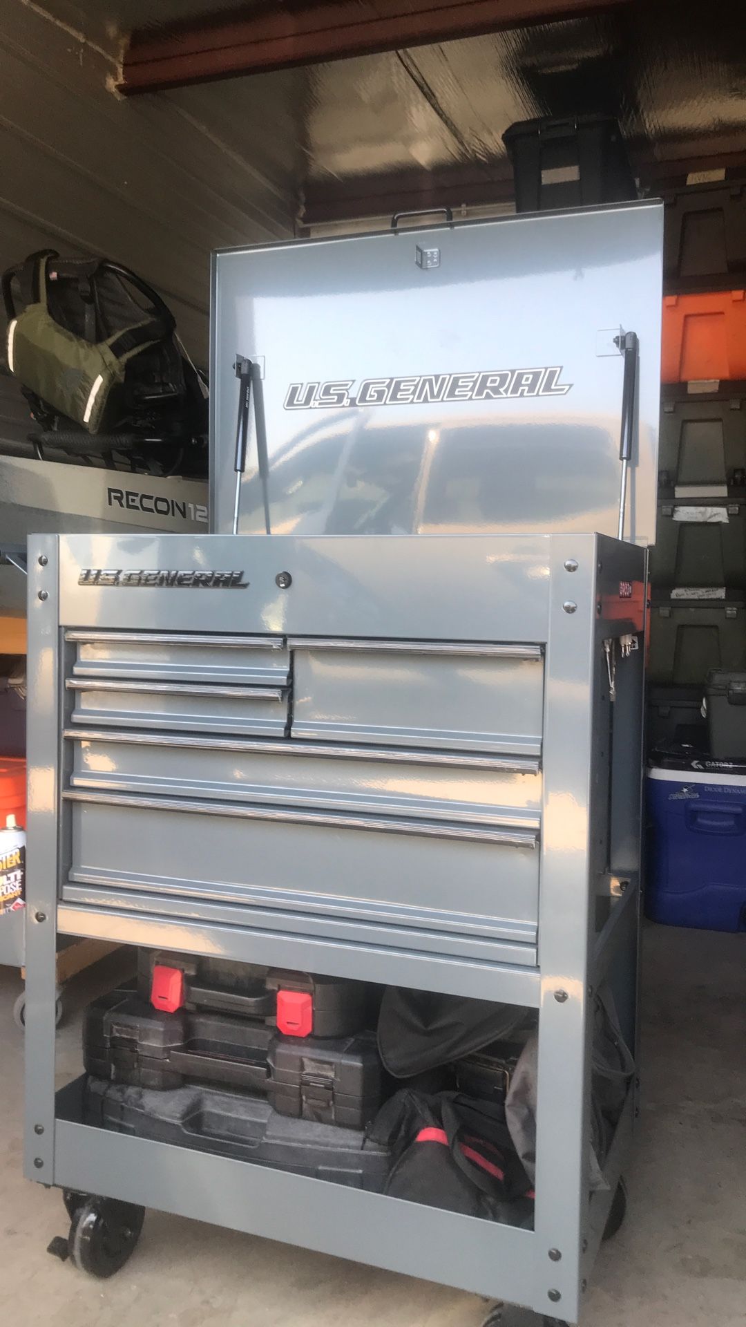 US General 5 Drawer 30” Mechanics Cart
