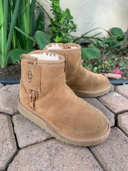 UGG Mini Boots with Side Zipper