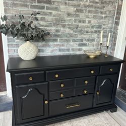 Solid Wood Buffet Sideboard TV Stand Console