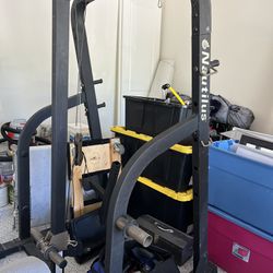 Nautilus Weight Bench With Leg Press