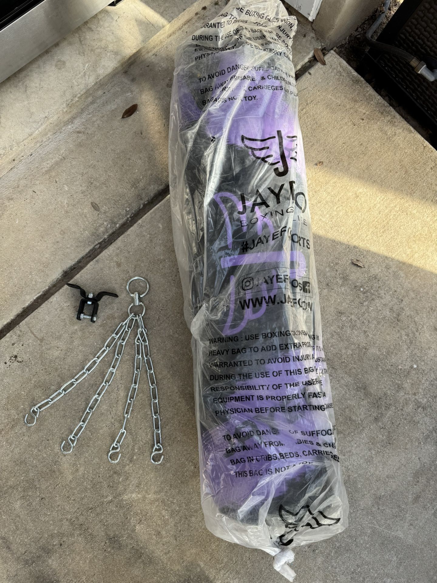 JAYEFO Punching Bag w/ Anchor
